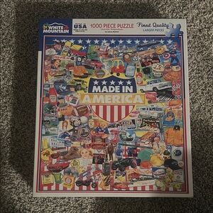White Mountain Made in America 1000 Piece Puzzle
